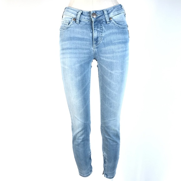 Silver suki mid ankle skinny jeans 28x27